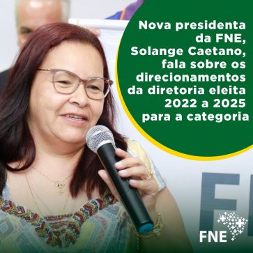 Nova presidenta da FNE, Solange Caetano, fala sobre os direcionamentos da entidade na defesa da enfermagem brasileira