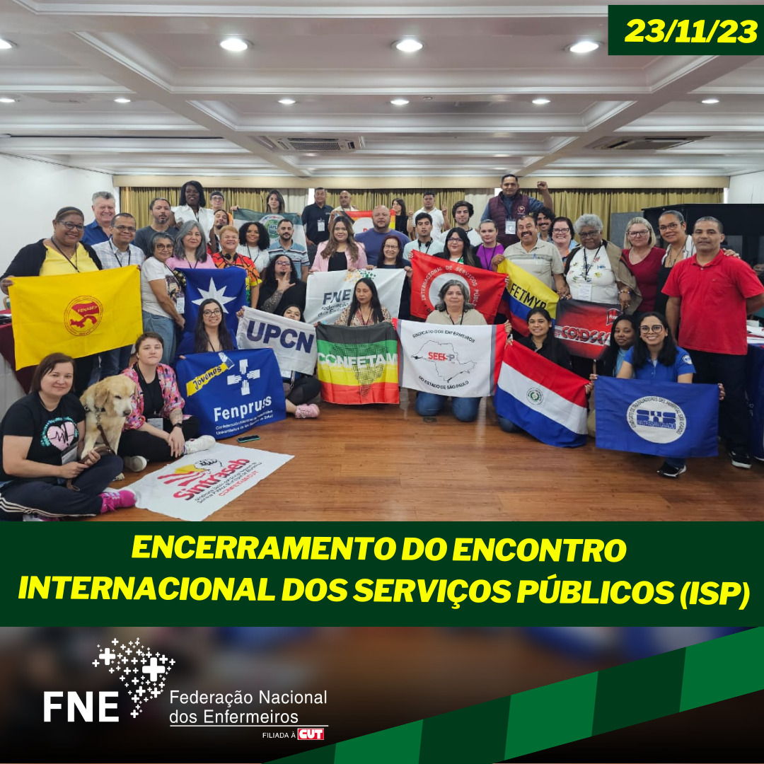 FNE celebra encerramento bem-sucedido do encontro da ISP