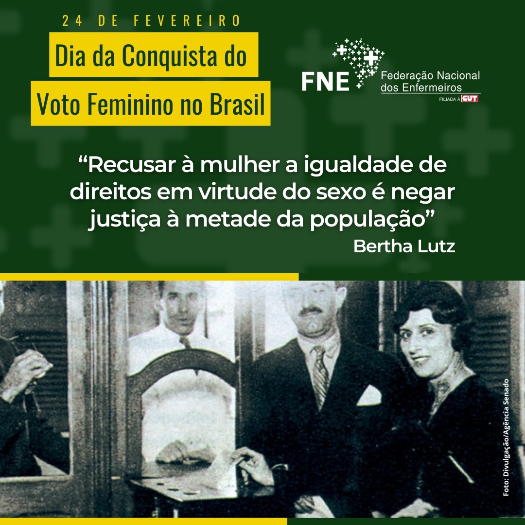 24 de fevereiro - Dia da Conquista do Voto Feminino no Brasil