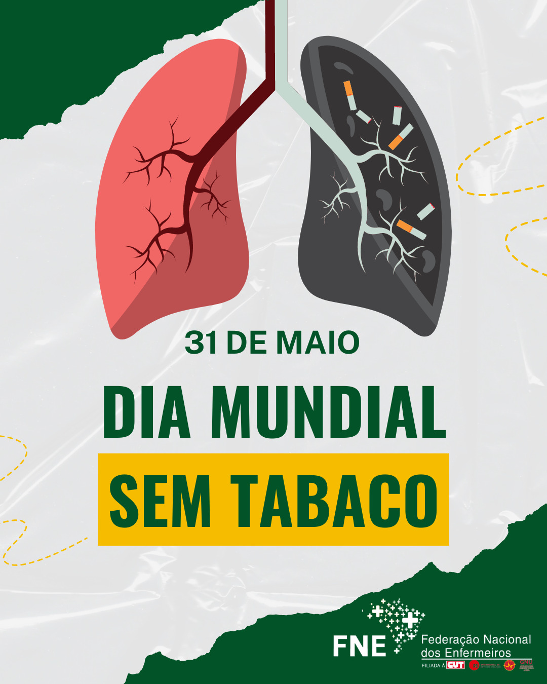 31 de maio - Dia Mundial sem Tabaco