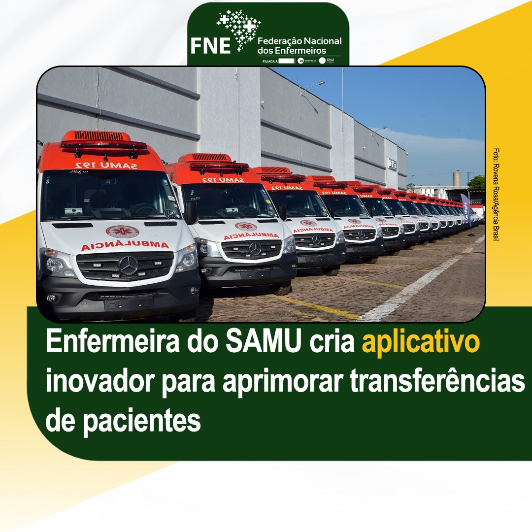 Enfermeira do SAMU cria aplicativo inovador para aprimorar transferências de pacientes