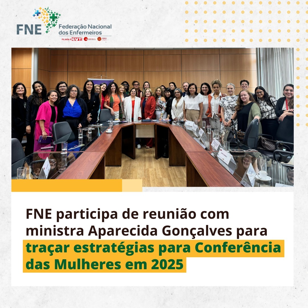 FNE participa de reunião com ministra Aparecida Gonçalves para traçar estratégias para Conferência das Mulheres em 2025