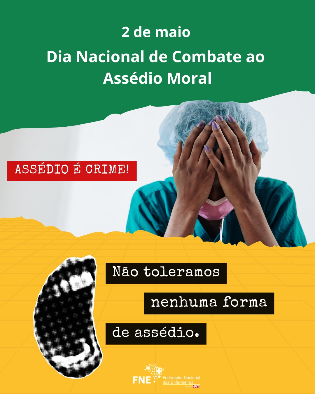 2 de maio - Dia Nacional de Combate ao Assédio Moral 