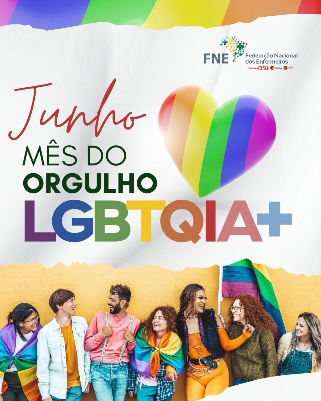 Federação Nacional dos Enfermeiros na luta por diversidade, respeito e inclusão!