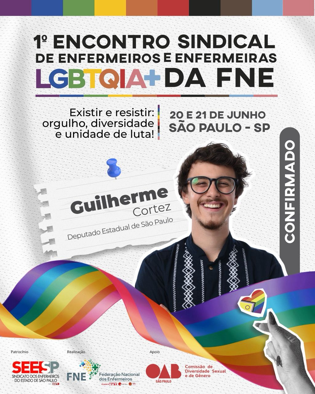 1º Encontro Sindical de Enfermeiros e Enfermeiras LGBTQIA+ da FNE