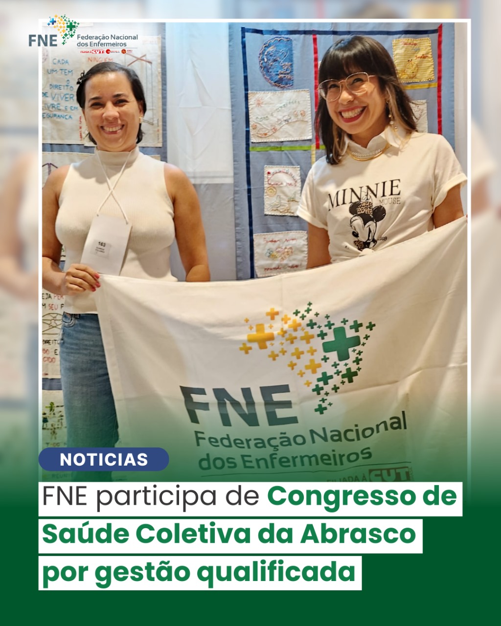 FNE participa de Congresso de Saúde Coletiva da Abrasco por gestão qualificada