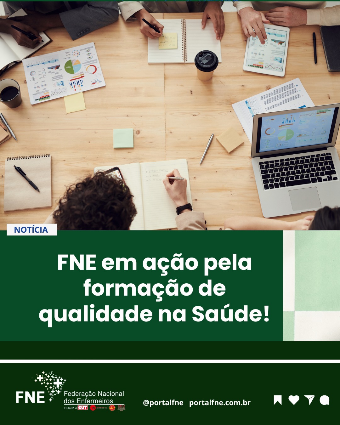FNE em ação pela formação de qualidade na Saúde!