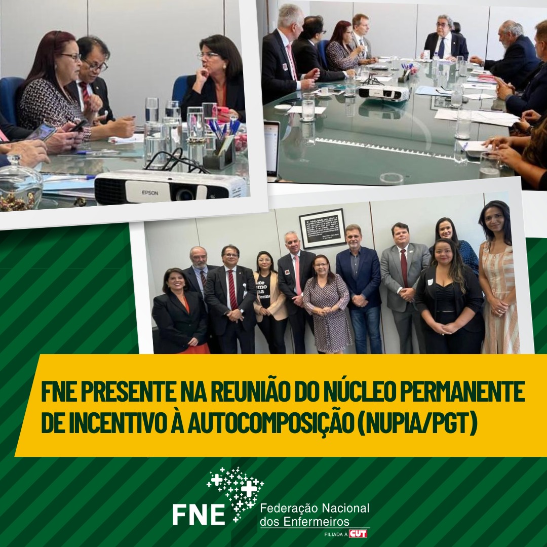 FNE presente na Reunião do Núcleo Permanente de Incentivo à Autocomposição(NUPIA/PGT)