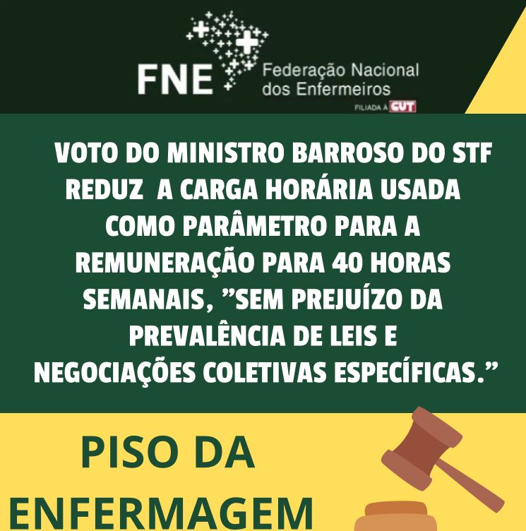 STF começa a julgar embargos declaratórios do pagamento do piso nacional da enfermagem