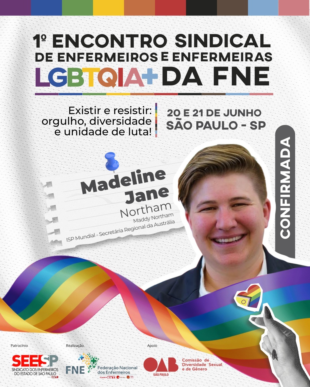 1º Encontro Sindical de Enfermeiros e Enfermeiras LGBTQIA+ da FNE