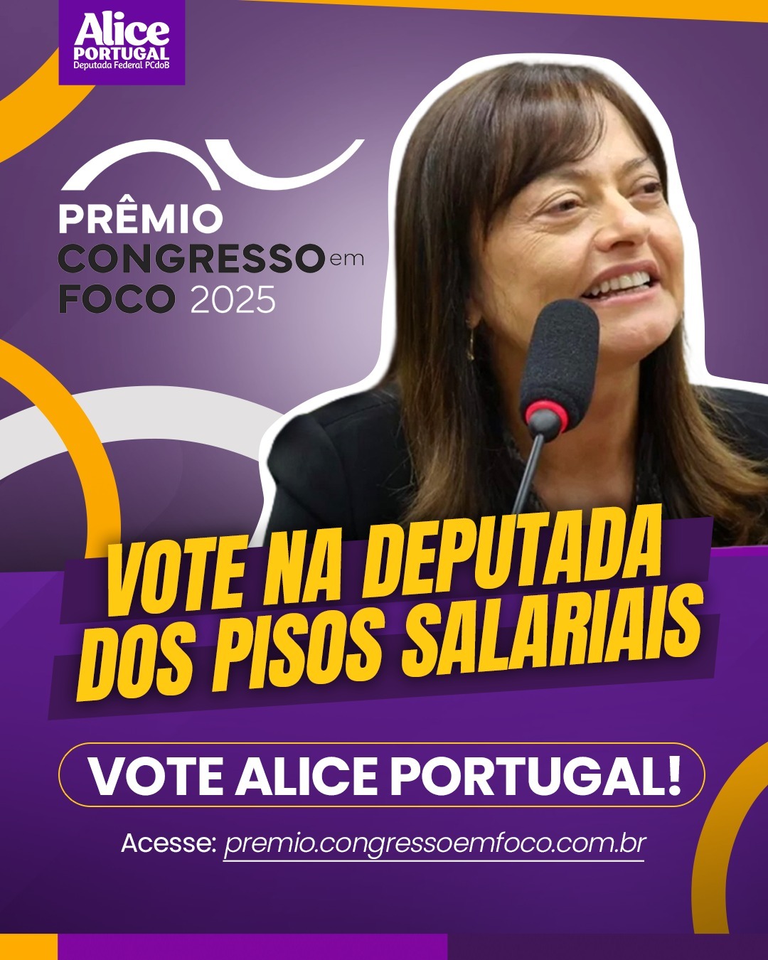Vote na deputada dos pisos salariais