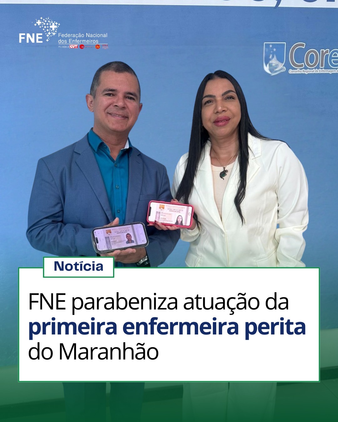FNE parabeniza atuação da primeira enfermeira perita do Maranhão
