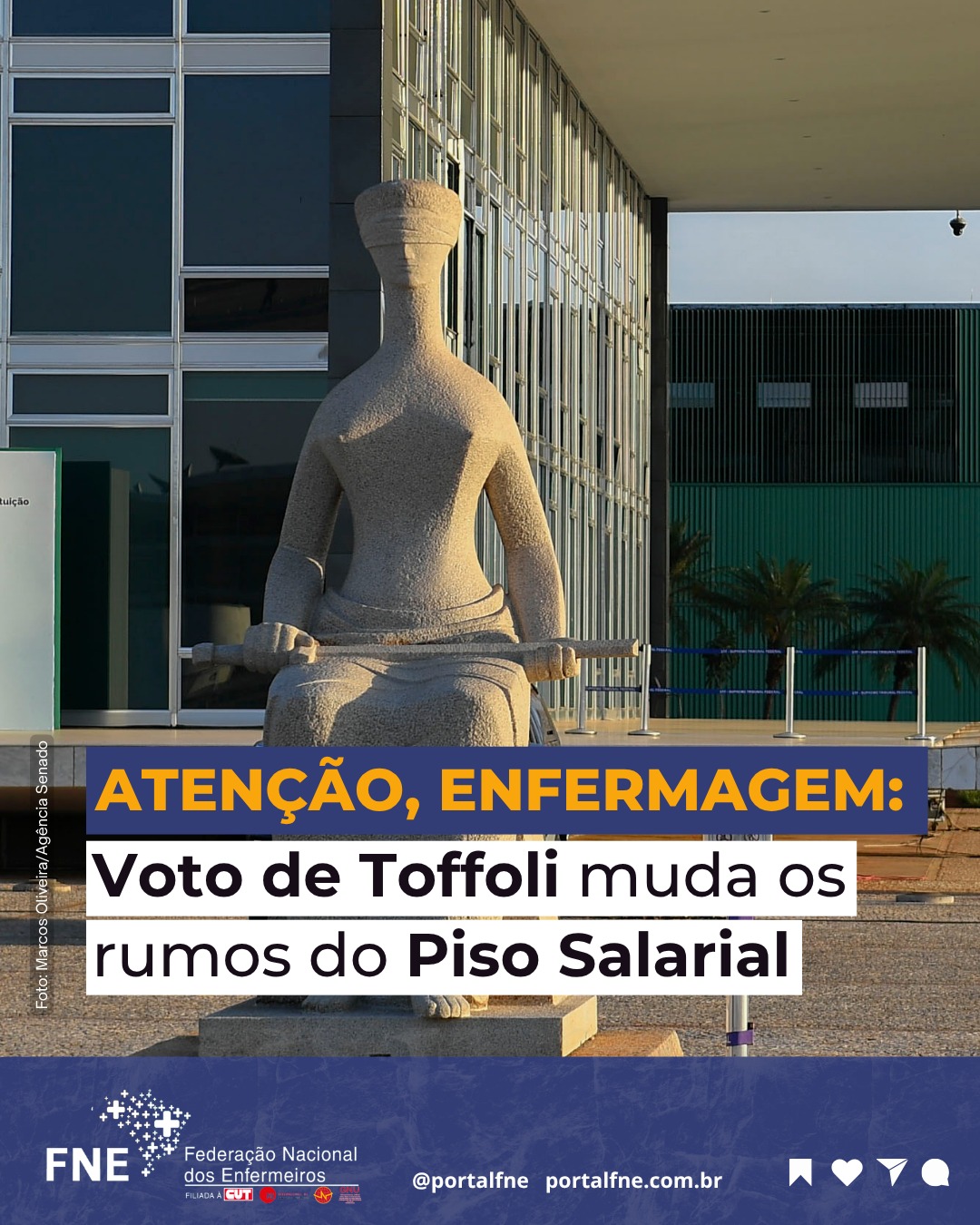 Atenção, Enfermagem! Voto de Toffoli muda os rumos do Piso Salarial