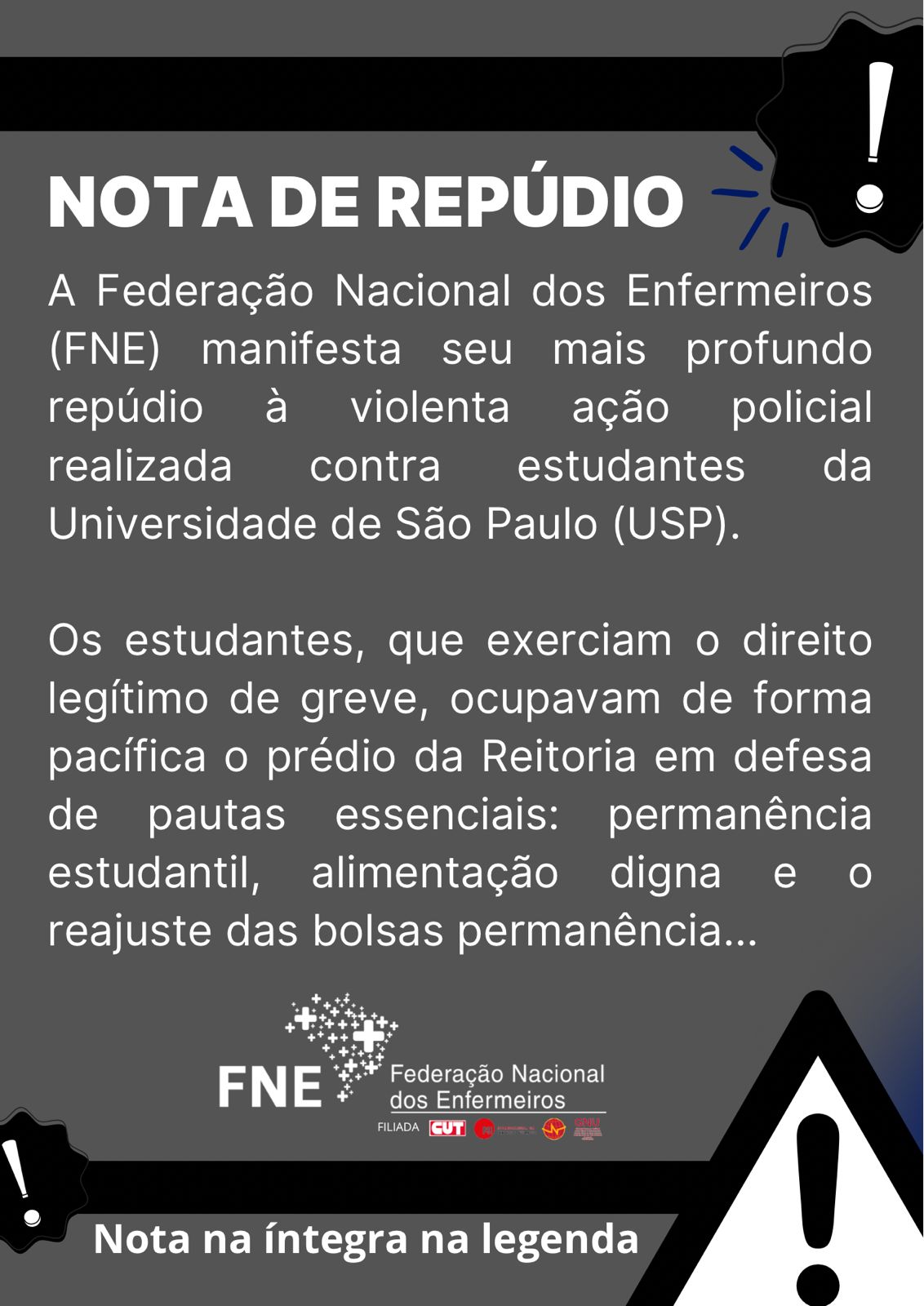 NOTA DE REPÚDIO