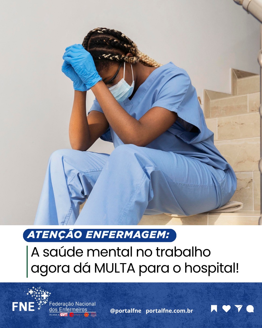 ATENÇÃO ENFERMAGEM: a saúde mental no trabalho agora dá MULTA para o hospital!