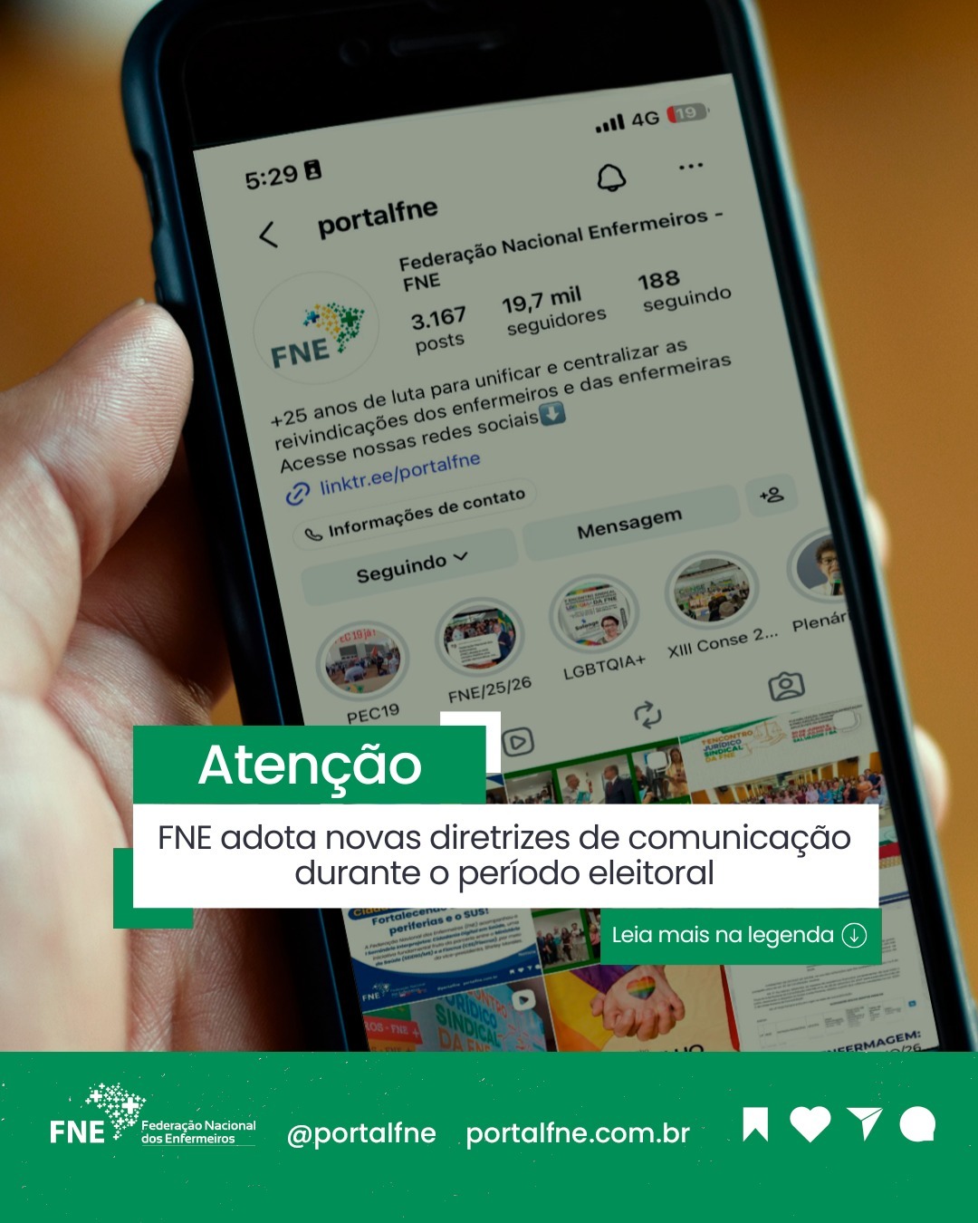 FNE adota novas diretrizes de comunicação durante o período eleitoral