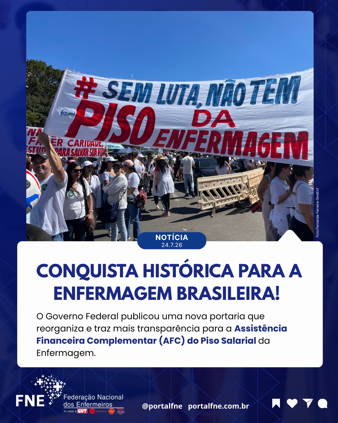 CONQUISTA HISTÓRICA PARA A ENFERMAGEM BRASILEIRA! 